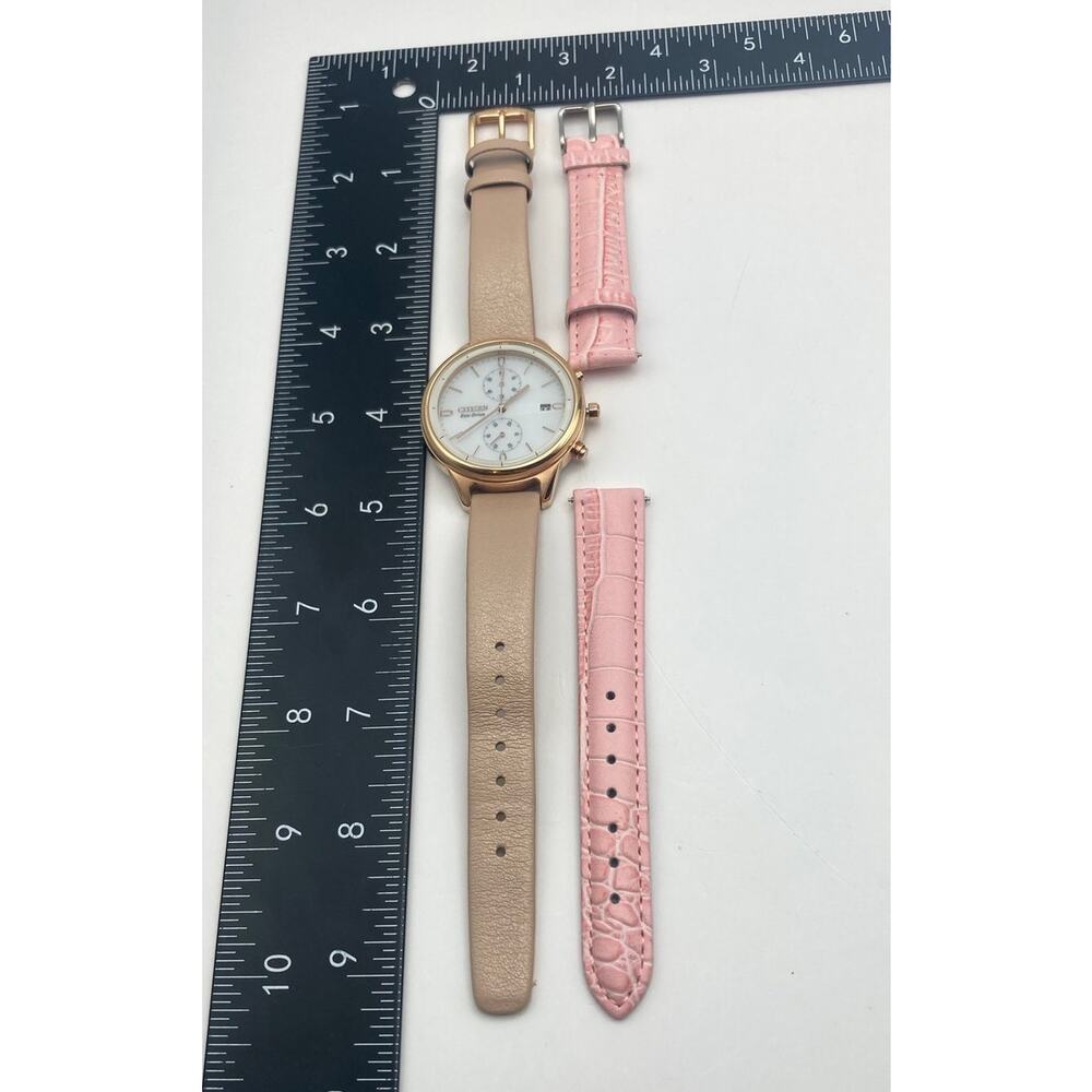 Citizen Eco-Drive Chandler Chronograph Women's Watch 39mm Adjustable Bands (2) - Picture 5 of 16